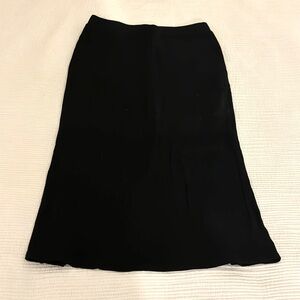 Marine layer ribbed pencil skirt black size L